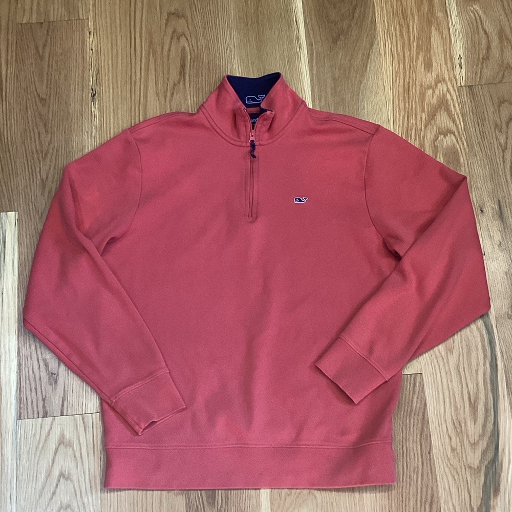 Vineyard Vines Men's Saltwater 1/4 Zip Pullover, Size Small.